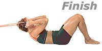 Abdominal Crunch with Fitband 2