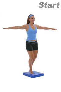 Balancing Poses on the Balance Pad 1