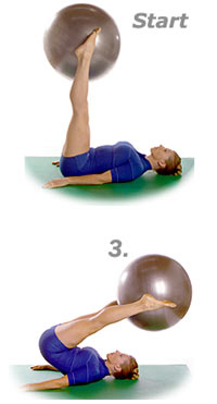 Corkscrew with Swiss Exercise Ball 1