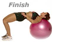 Hip Extension on Swiss Exercise Ball 2