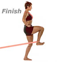 Hip Flexor Thrust with Fitband 2
