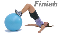 Swiss Ball Leg Curl 2