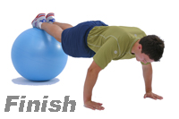 Push Ups On The Swiss Exercise Ball 2
