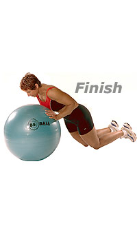 Balanced Push-Ups on Swiss Exercise Ball  2