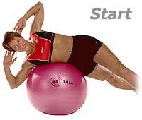 Lateral Flexion on Swiss Exercise Ball 1
