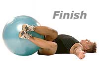 Lumbar Roll with Swiss Exercise Ball  2
