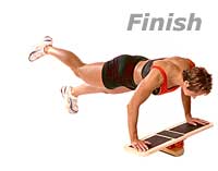 Plank with Extreme Balance Board 2