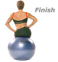 Seated Core Warm-Up on Swiss Exercise Ball 2