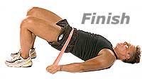 Supine Hip Extension with Fitband  2