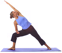 Yoga: Beginner side angle stretch 1