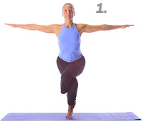 Yoga: Eagle arms side 1