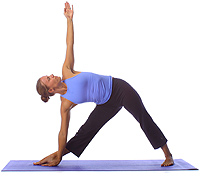 Yoga: Intermediate/advanced triangle 1