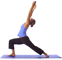 Yoga: Intermediate to advanced warrior one 1