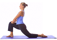 Yoga: Lunge knee down  1