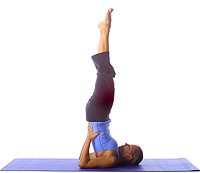 Yoga: Shoulder stand 1