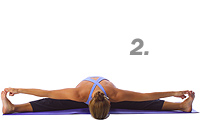 Yoga: Split forward bend 2