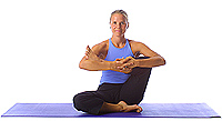 Yoga: Seated hip opener 1