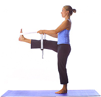 Yoga: Standing one leg side balance 1