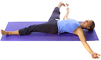 Yoga: Supine abductor stretch with strap