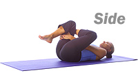 Yoga: Supine hip opener 2