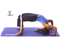 Yoga: Upright bow/wheel 1