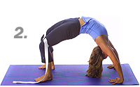 Yoga: Upright bow/wheel 2