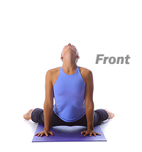 Yoga: Wide leg upward dog 1